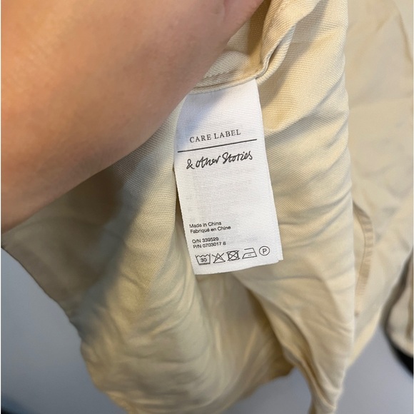 & Other Stories Satin Polo Shirt - Size 2 - Picture 11 of 15